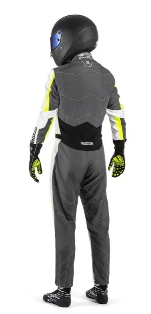 Sparco Kerb Advanced Overall Grijs/Geel - KartKings