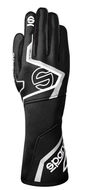 Guantes de kart Sparco K-Tide+ (FIA 8877-2022) negros