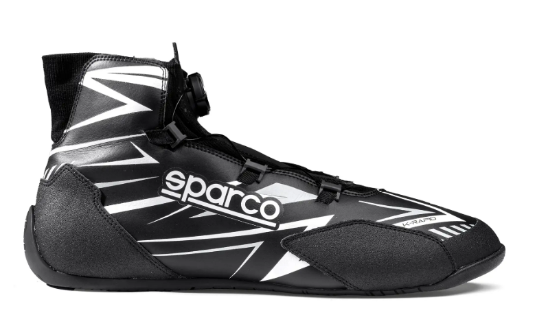 Sparco K-rapid FIA 8877-2022 (met snelsluiting) zwart / wit