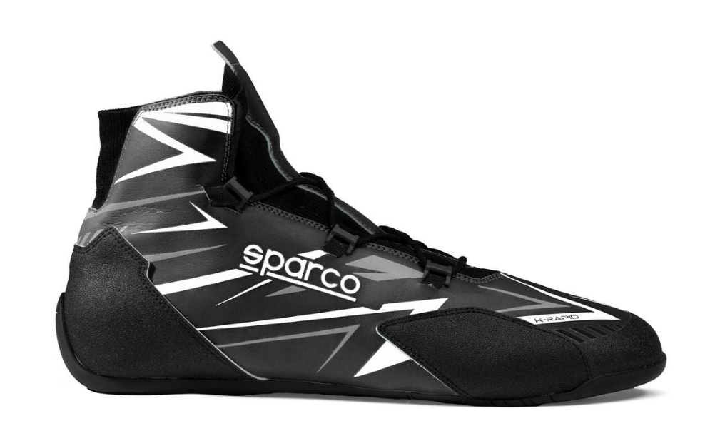 Sparco K-rapid FIA 8877-2022 (met veters) zwart / wit