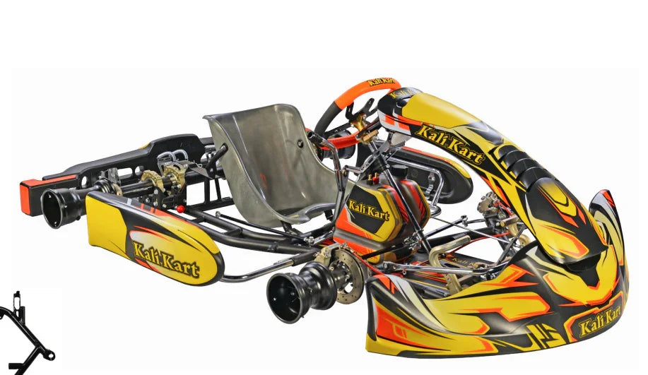 Kali Kart Ø30 DD2 rollend chassis VEN 11 Dark rider - KartKings