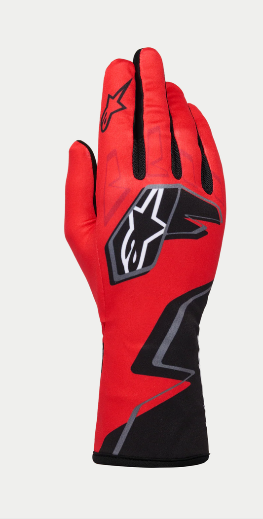 Guante de karting Alpinestars K-Race Graphic 1 rojo/negro/blanco