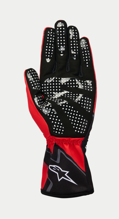 Guante de karting Alpinestars K-Race Graphic 1 rojo/negro/blanco