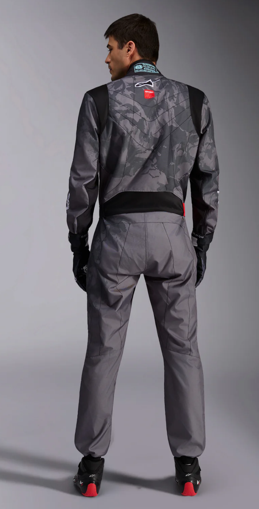 Alpinestars KMX-9 V3 Graphic 5 donker grijs / zwart