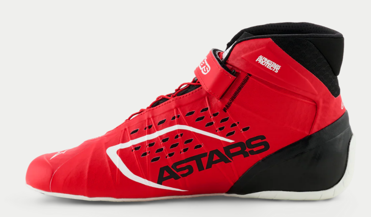 Zapatillas de kart Alpinestars KX V3 FIA rojas/negras
