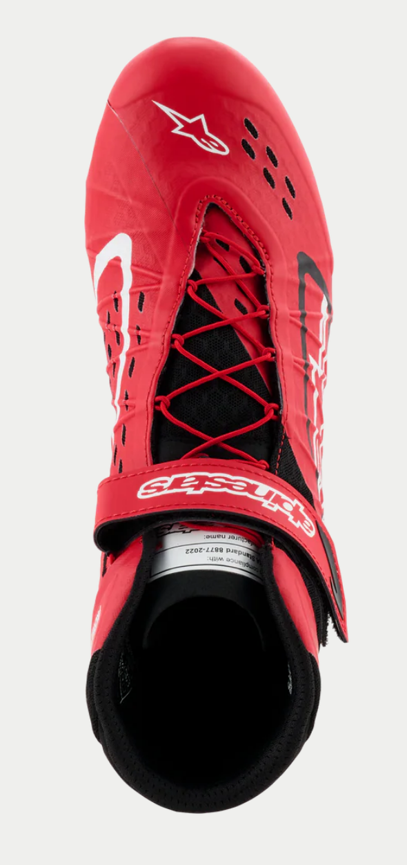 Zapatillas de kart Alpinestars KX V3 FIA rojas/negras