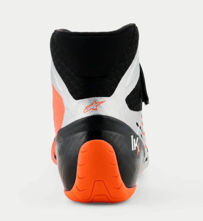Alpinestars KX V3 FIA gekeurde kartschoenen oranje/zilver - KartKings