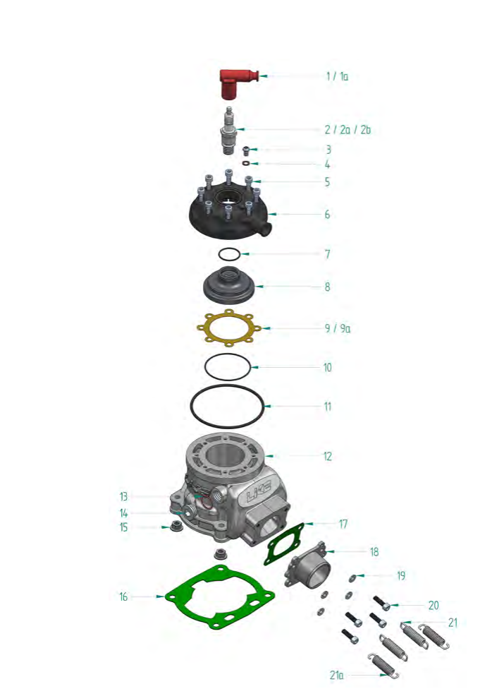 LKE o-ring cilinderkop 26,7x1,78 mm - KartKings