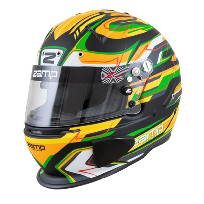 Zamp RZ-70E Switch Black/Green/Yellow (FIA-8859/SNEL 2020)