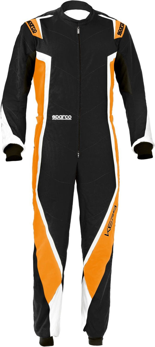 Sparco kerb overall kids zwart/oranje