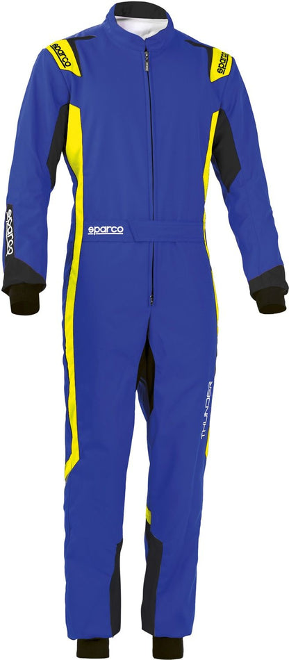 Sparco thunder overall blue/yellow