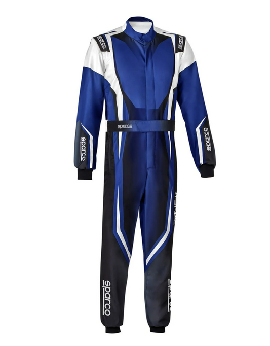 Sparco Prime K Advanced FIA 8877-2022 electric blauw / fluo geel / zwart - KartKings