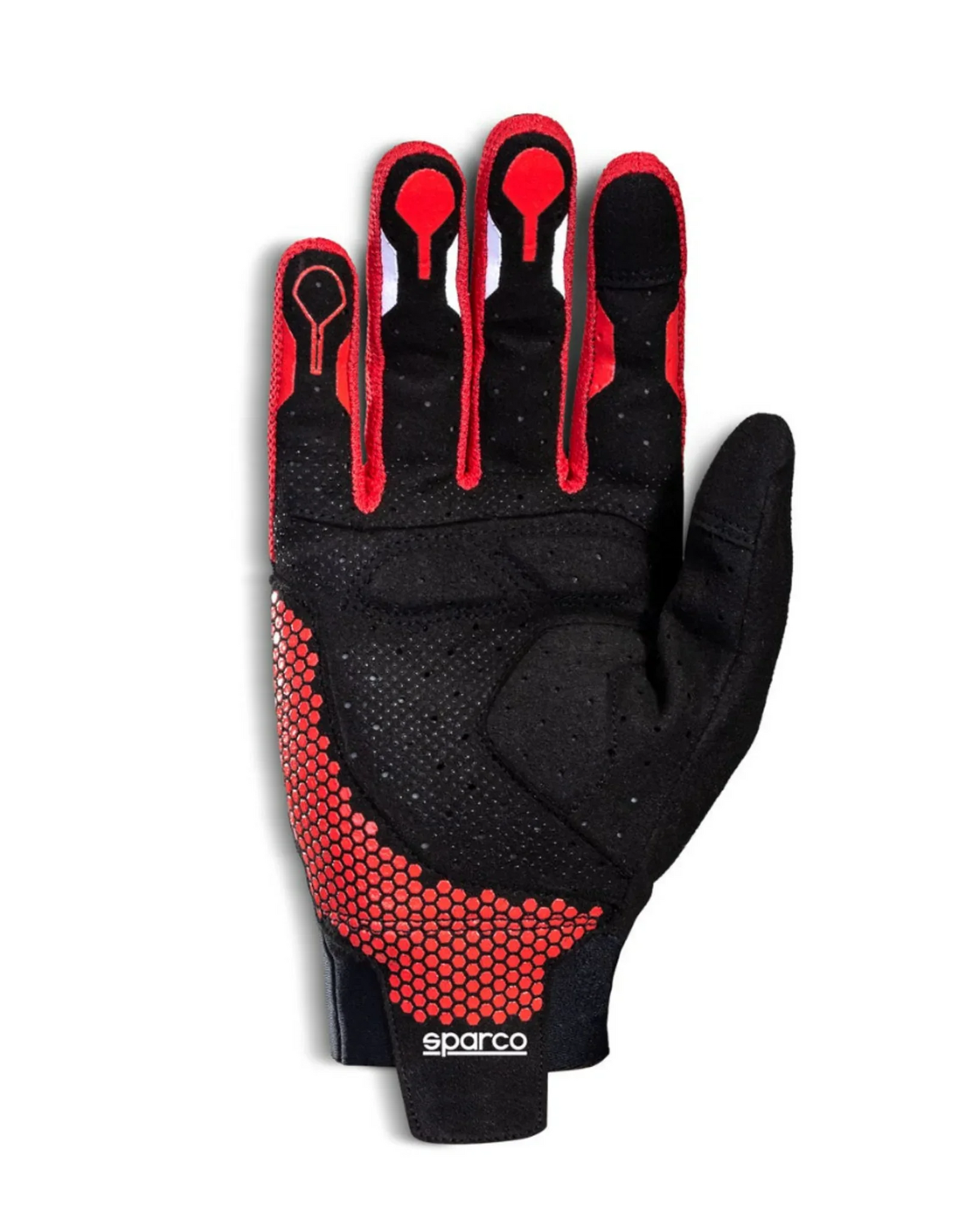 Sparco Hypergrip+ sim racing handschoenen zwart/rood - KartKings