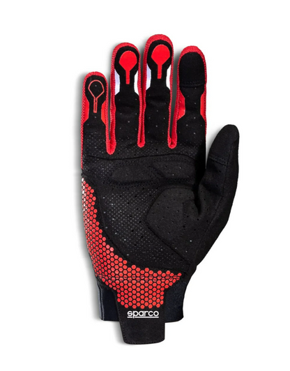 Sparco Hypergrip+ sim racing handschoenen zwart/rood - KartKings