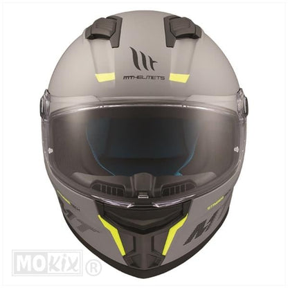MT Helmets Stinger 2 matt gray / fluorescent yellow