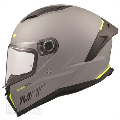MT Helmets Stinger 2 matt gray / fluorescent yellow