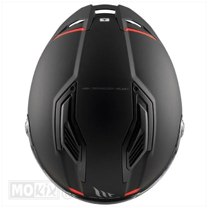 MT Helmets Stinger 2 matt zwart / fluor oranje