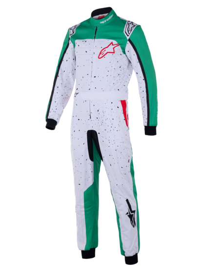 Alpinestars KMX-9 V3 Graphic 6 Wit / groen / rood