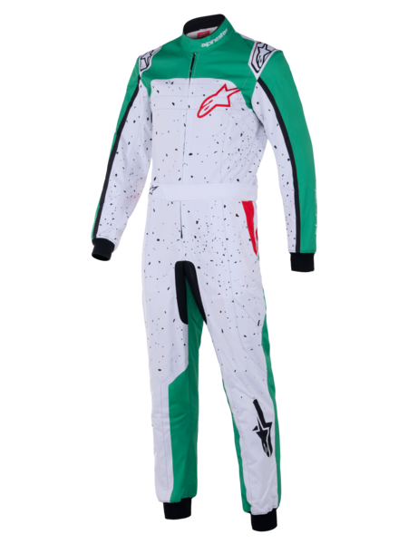 Alpinestars KMX-9 V3 Graphic 6 Wit / groen / rood