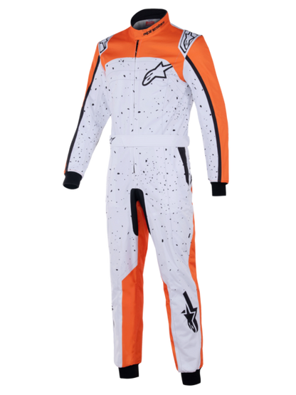 Alpinestars KMX-9 V3 Graphic 6 Wit / oranje / zwart