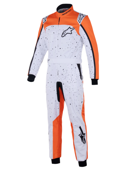 Alpinestars KMX-9 V3 Graphic 6 Wit / oranje / zwart