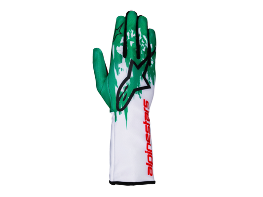 Alpinestars Tech 1-K V3 White/Green/Red (FIA KARTING)