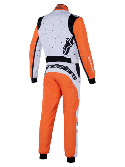 Alpinestars KMX-9 V3 Graphic 6 Wit / oranje / zwart