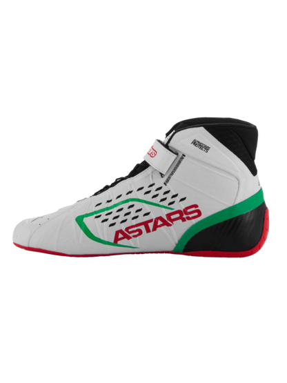 Zapatillas de kart Alpinestars KX V3 homologadas por la Fia Blanco/verde/rojo