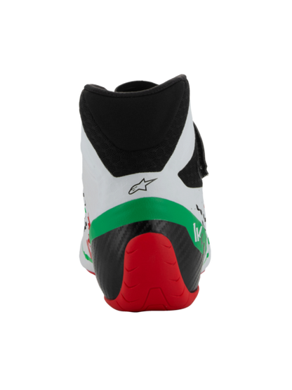 Zapatillas de kart Alpinestars KX V3 homologadas por la Fia Blanco/verde/rojo