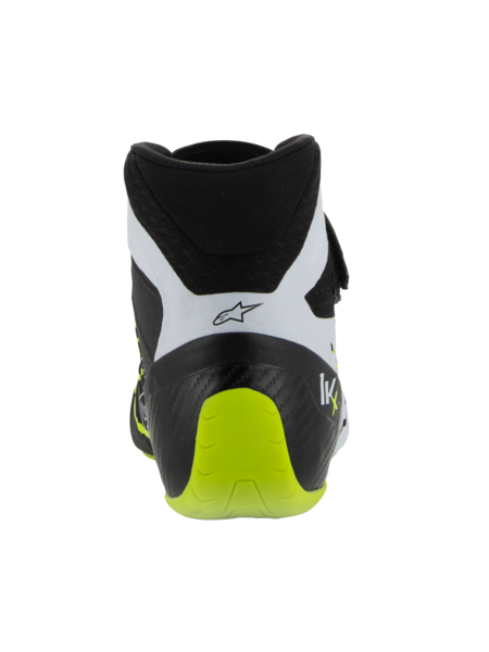 Alpinestars KX V3 Fia gekeurde kart schoenen Zwart / wit /  fluor geel
